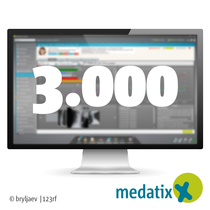 Praxissoftware medatixx: 3.000er-Marke geknackt
