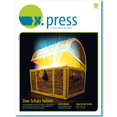 x.press: Ausgabe 22.1 des IT-Magazins für die ärztliche Praxis ist erschienen